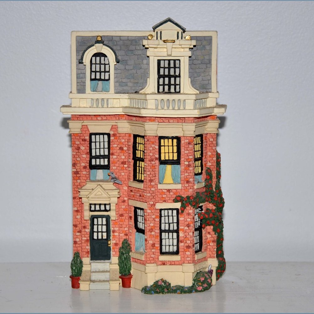 Brian Baker Collection Back Bay Rowhouse House Sculpture Wall Hanging